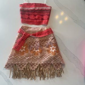 Moana Girls 2-piece Costume (4-6)